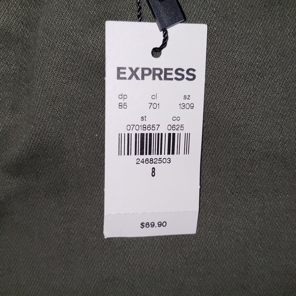 NWT EXPRESS Cropped Wide Leg Super High Rise - Picture 3 of 4